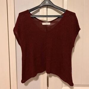 Urban Outfitters x Project Social T Maroon Knit Top